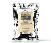 Starwest Botanicals pouch front view showing organic Irish sea moss benefits