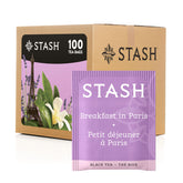 Stash front box showing Breakfast in Paris for clear identification and quick selection