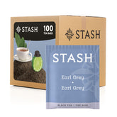 Stash Earl Grey front packaging showing box and branding, conveys freshness