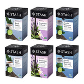 Stash front packaging of The Earls assortment showing six boxes and convenience