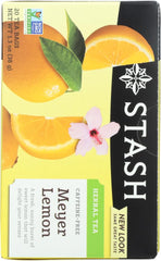 Stash Meyer Lemon hot cup served steaming to showcase soothing citrus