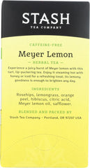Stash Meyer Lemon iced tea pitcher chilled with lemon and mint garnish