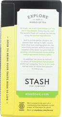 Stash Meyer Lemon tea bag close-up displaying blend detail and quick steep