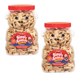 STAUFFERS bear jug front view, reusable container keeps snacks fresh