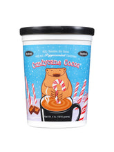 STEPHEN'S front view of 4 lb canister showing label and festive design