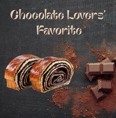 Stern's Bakery kokosh chocolate swirl detail highlighting rich filling