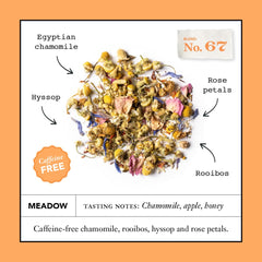 STEVEN SMITH TEAMAKER loose blend detail showing full-leaf herbs and texture