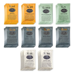 STEVEN SMITH TEAMAKER front packaging showing 30-sachet sampler and eco-friendly benefit
