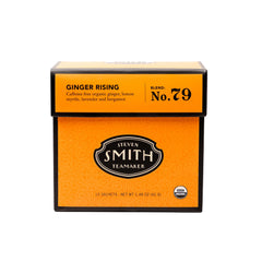 STEVEN SMITH TEAMAKER front packaging showing Ginger Rising No. 79 and benefits