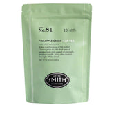 STEVEN SMITH TEAMAKER front packaging of Pineapple Green iced tea, clear description and benefit