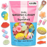STEYDA front packaging showing mixed Swedish and UK candy benefits of variety