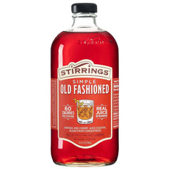 Stirrings front packaging showing two 750ml bottles and clear labeling for easy serving