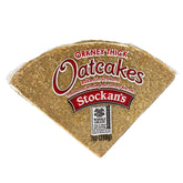 Stockan's front packaging showing Orkney oatcakes and authentic branding for trustworthy origin