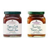 Stonewall Kitchen front packaging showing both bacon jam jars and gift-ready appeal