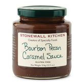 Stonewall Kitchen jar front view showing label and premium topping benefit