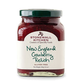 Stonewall Kitchen front packaging showing jar and brand, highlights premium pantry benefit
