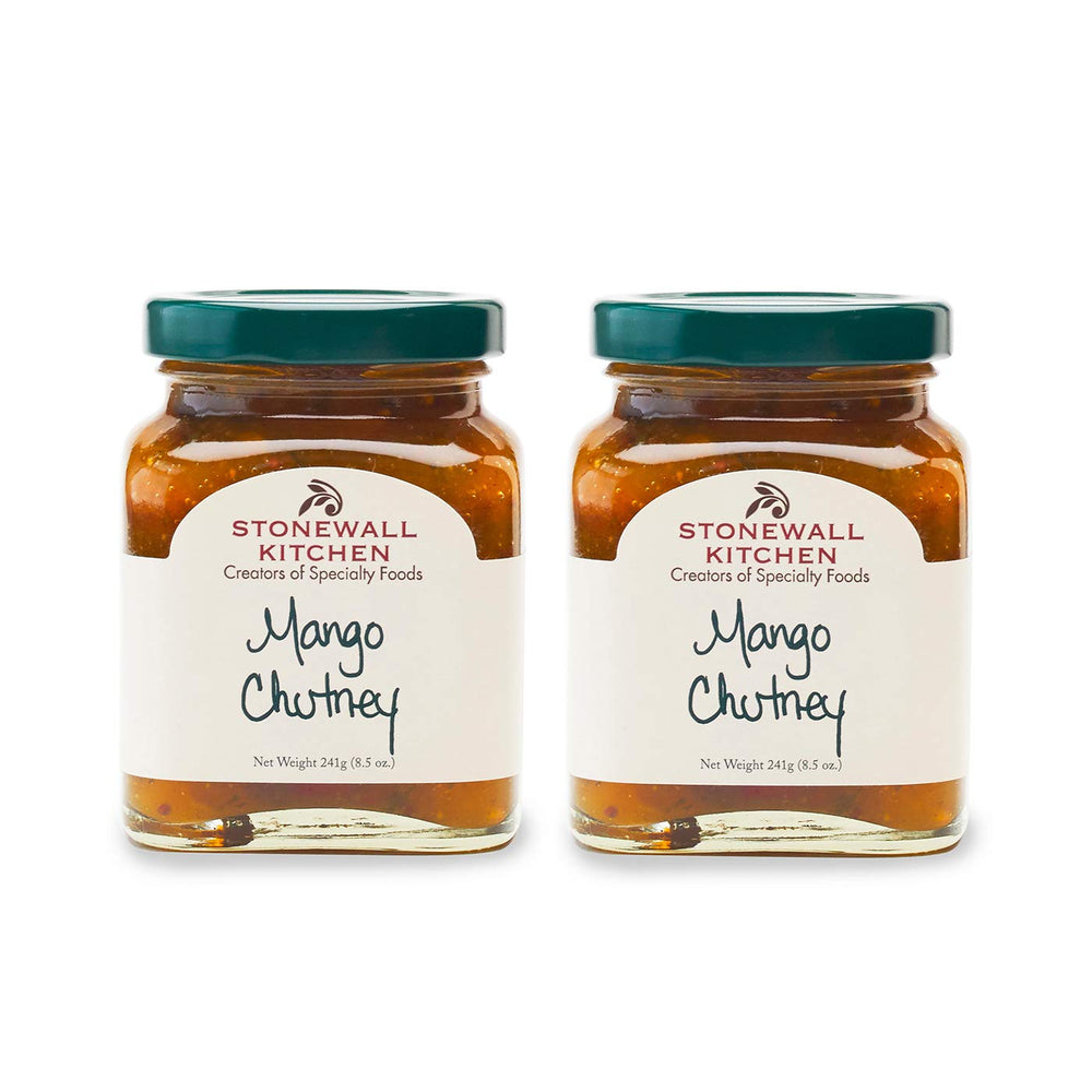 Stonewall Kitchen jar front packaging showing label and twin-pack benefit