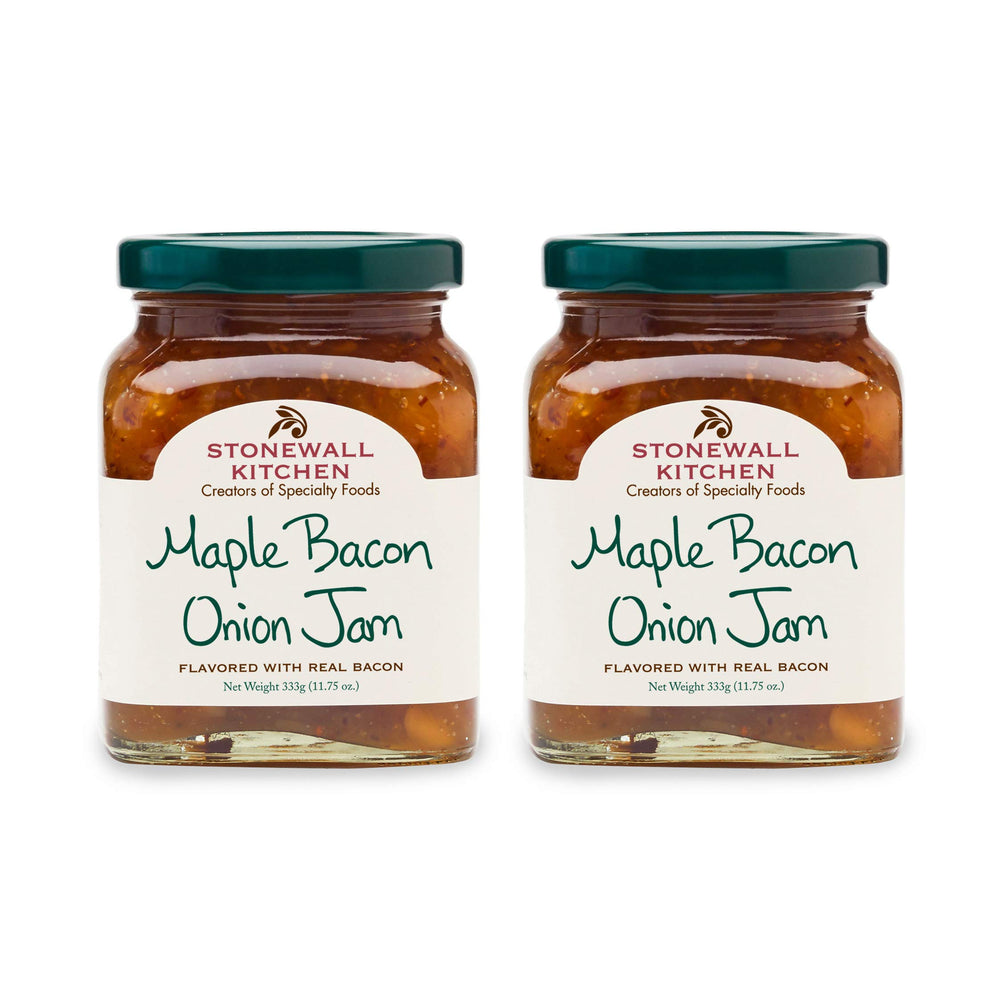 Stonewall Kitchen front packaging showing label and jar benefit adds gourmet flavor