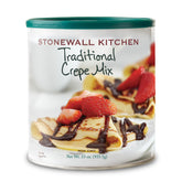 Stonewall Kitchen front packaging showing 33 ounce crepe mix and clear brand benefit