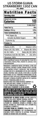 STORM guava strawberry in gym bag beside water bottle, suggests workout readiness