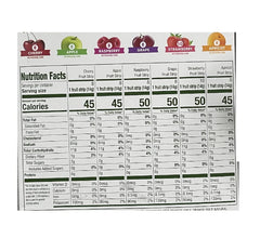 Stretch Island assorted flavors laid out to display cherry apple strawberry apricot grape raspberry