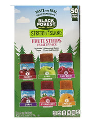 Stretch Island front packaging showing variety pack and 50-count benefit