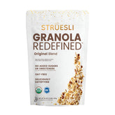 Struesli front packaging shows organic label and clean ingredients benefit