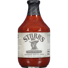 Stubb's original bottle front label showing brand and size, clear product identity and appeal