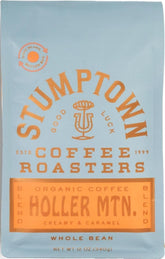 Stumptown front packaging showing Holler Mountain bag and fresh appeal