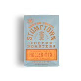 Stumptown front packaging showing 12 oz bag and clear branding benefit convenience