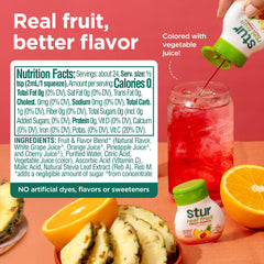 Stur bottle close-up highlighting squeeze cap and easy dosing benefit