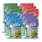 SUCKERPUNCH front pouch packaging showing variety pack for easy snacking