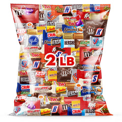 Sugaridge bulk chocolate pack front view showing assorted individually wrapped bars for easy sharing
