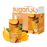 Sugarlolo front packaging showing mango konjac jelly and convenience