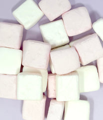 Sugarloo World marshmallow cubes in a bowl staged for parties adding colorful appeal