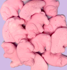 Sugarloo World pig gummies served in a bowl, ready for sharing at parties
