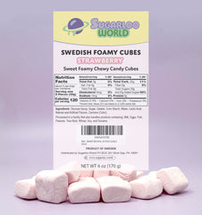 Sugarloo World cubes beside a ruler for size comparison, clear portioning guide