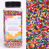 Sujoygar front packaging showing 1.54 lb colorful sprinkles and easy pouring