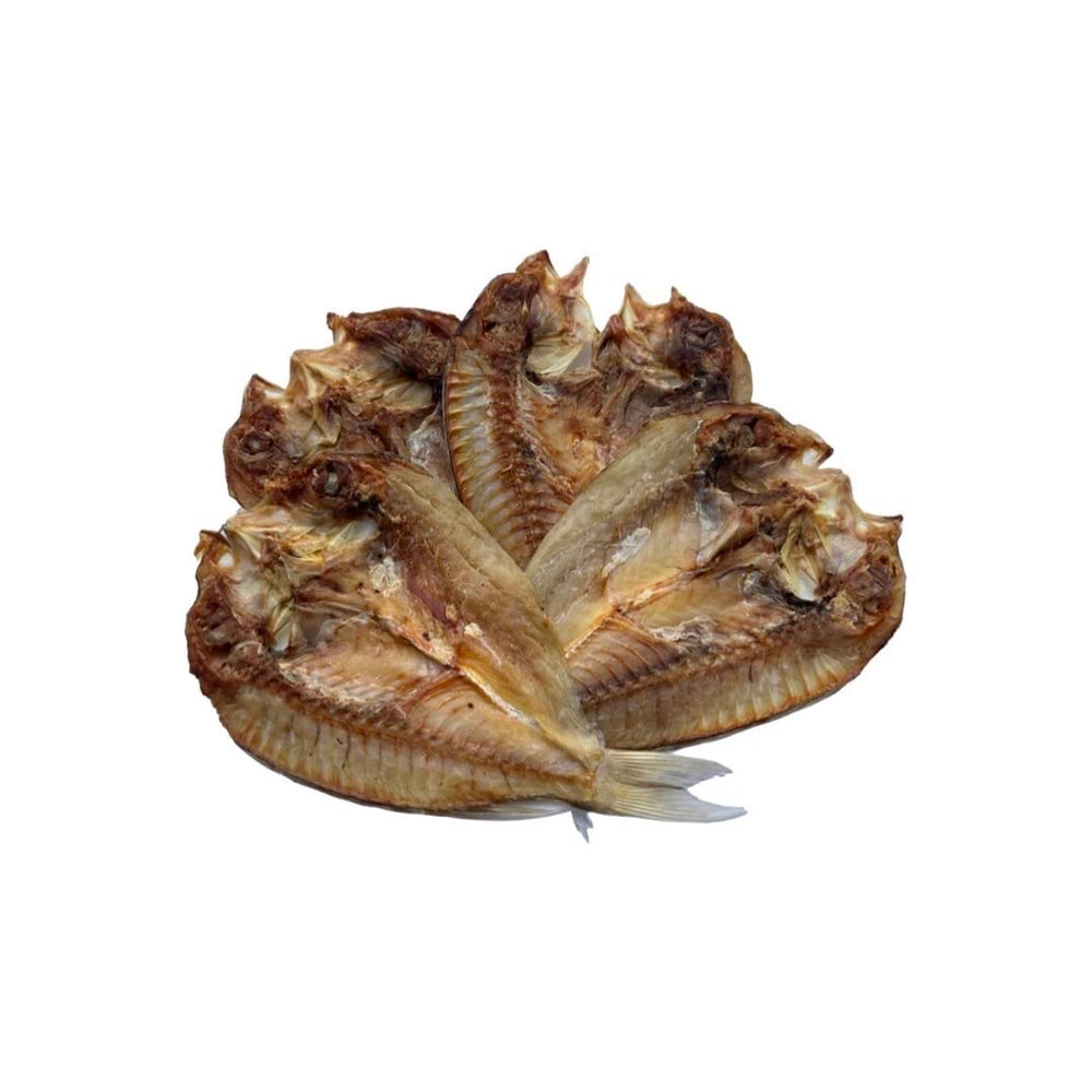 Sun Dried Seafoods front packaging shows vacuum-sealed 200g pack and clear label, preserving freshness