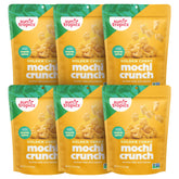 Sun Tropics front packaging showing golden curry mochi bites and branding for quick identification