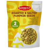 SUNBEST NATURAL front packaging showing resealable 2 lb bag and benefit of convenience