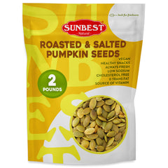 SUNBEST NATURAL front packaging showing resealable 2 lb bag and benefit of convenience