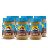 SunButter front packaging showing label and six-pack convenience