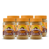 SunButter jar front label showing brand and sugar-free benefit