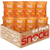 SunChips front packaging showing brand and harvest cheddar flavor benefit of whole-grain crunch