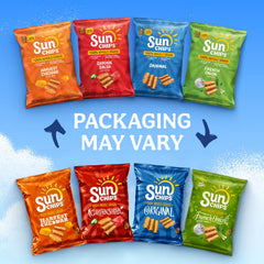 SunChips ridged texture detail demonstrating crunch and sturdy dip use