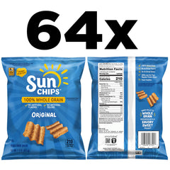 SunChips single-serve bag closeup highlighting brand and grab-and-go ease