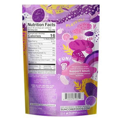 Suncore Foods loose lilac taro powder heap demonstrating vibrant natural color