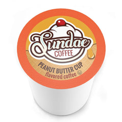 Sundae Coffee close-up of pod seal, displays freshness-sealed design and easy use
