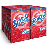 SINGLES TO GO! Sunkist front packaging showing 72 strawberry stick packets for easy storage